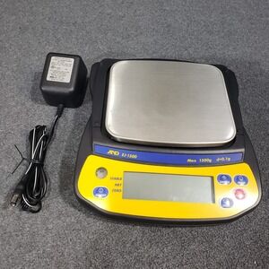 A&D Weighing EJ-1500 Portable Balance 1500g x 0.1g External‎ Calibration Scale